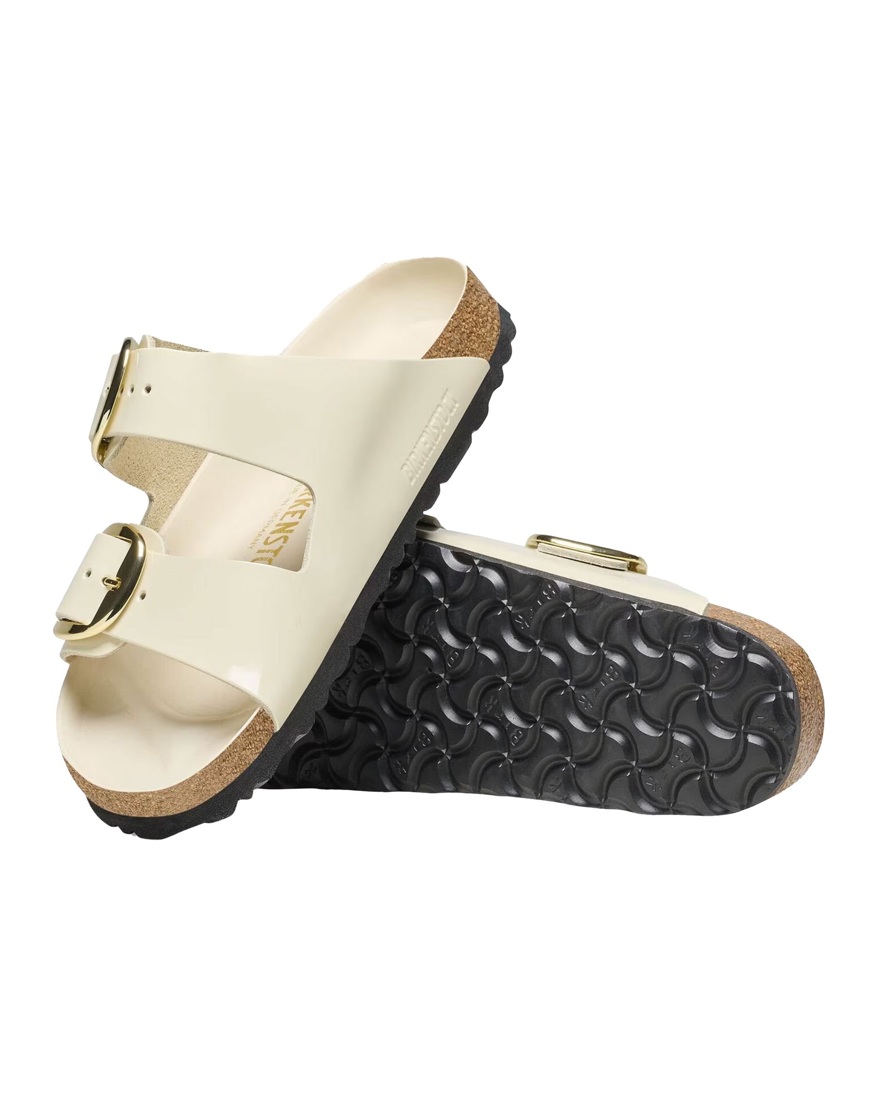 Birkenstock Arizona Big Buckle High Shine Ecru