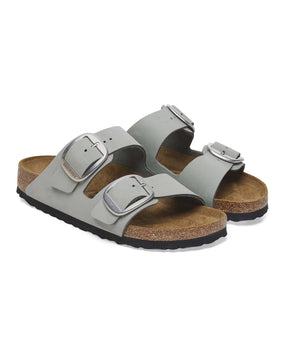 Birkenstock Arizona Big Buckle verde Chiaro Calzata Stretta