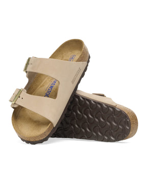 Birkenstock Arizona Bs Sandcastle Nubuck Beige Slim Fit