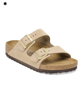 Birkenstock Arizona Bs Sandcastle Nubuck Beige Slim Fit