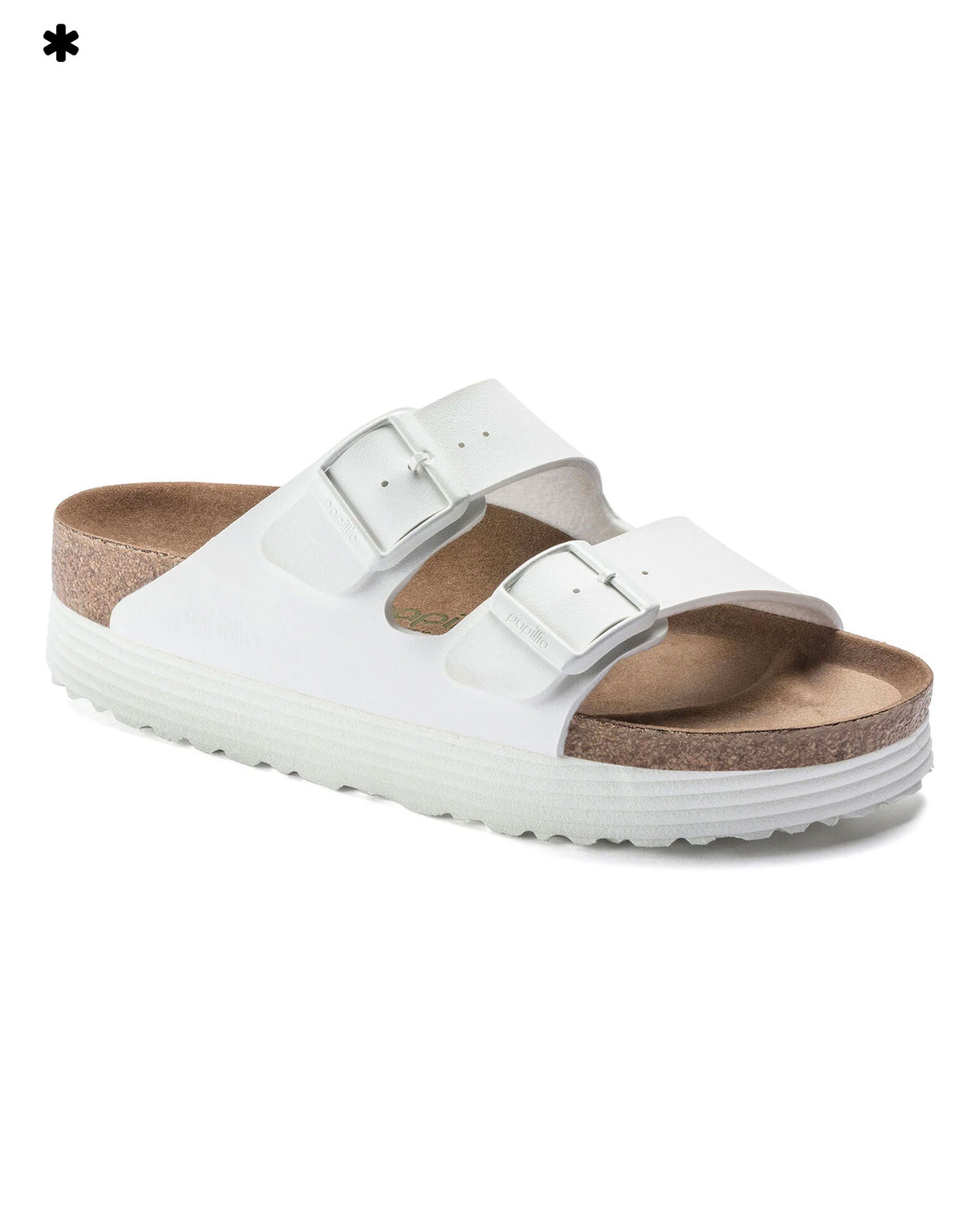 Birkenstock Arizona Grooved White Vegan Slim Fit