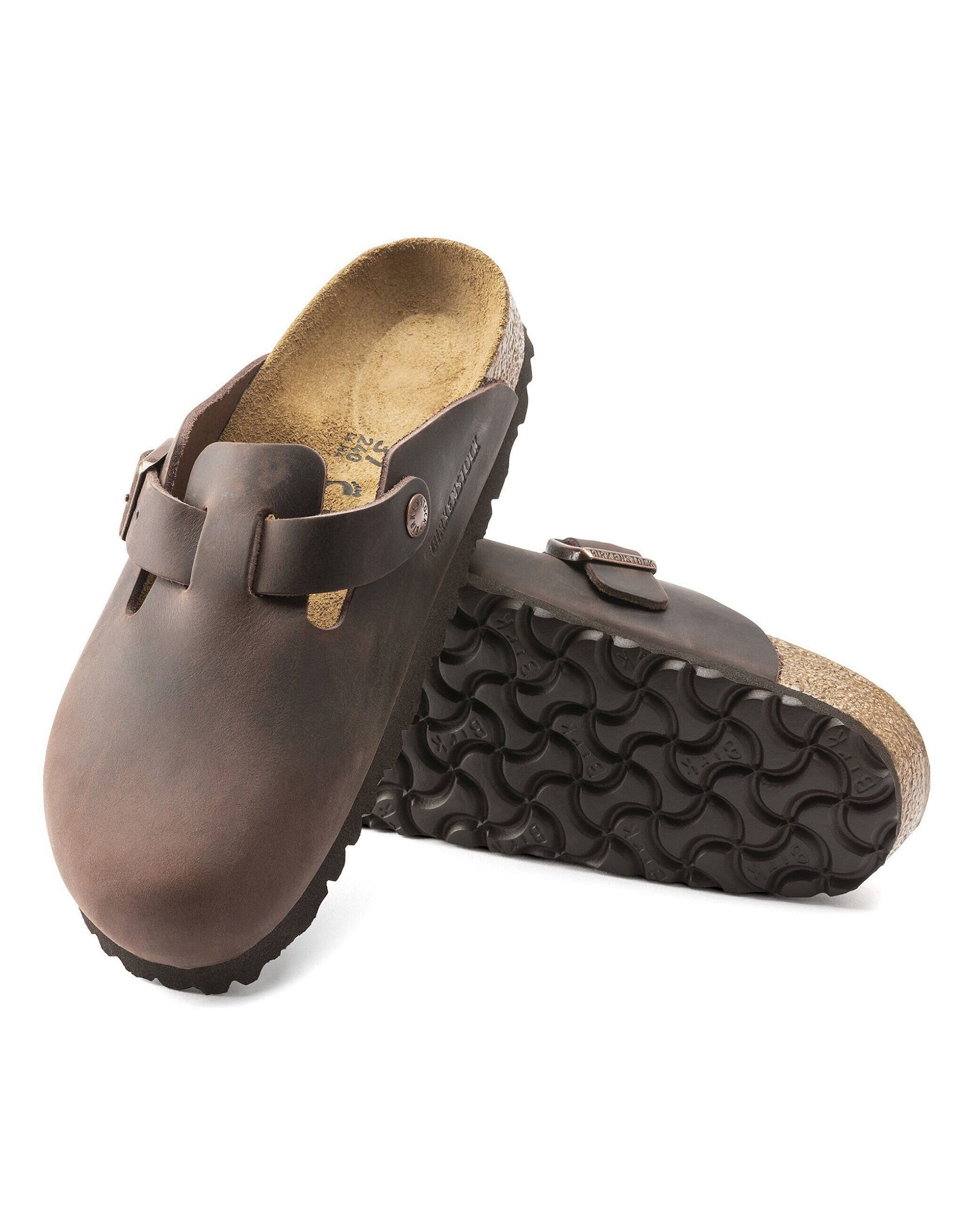 Birkenstock Boston Bs Olied Leather Habana