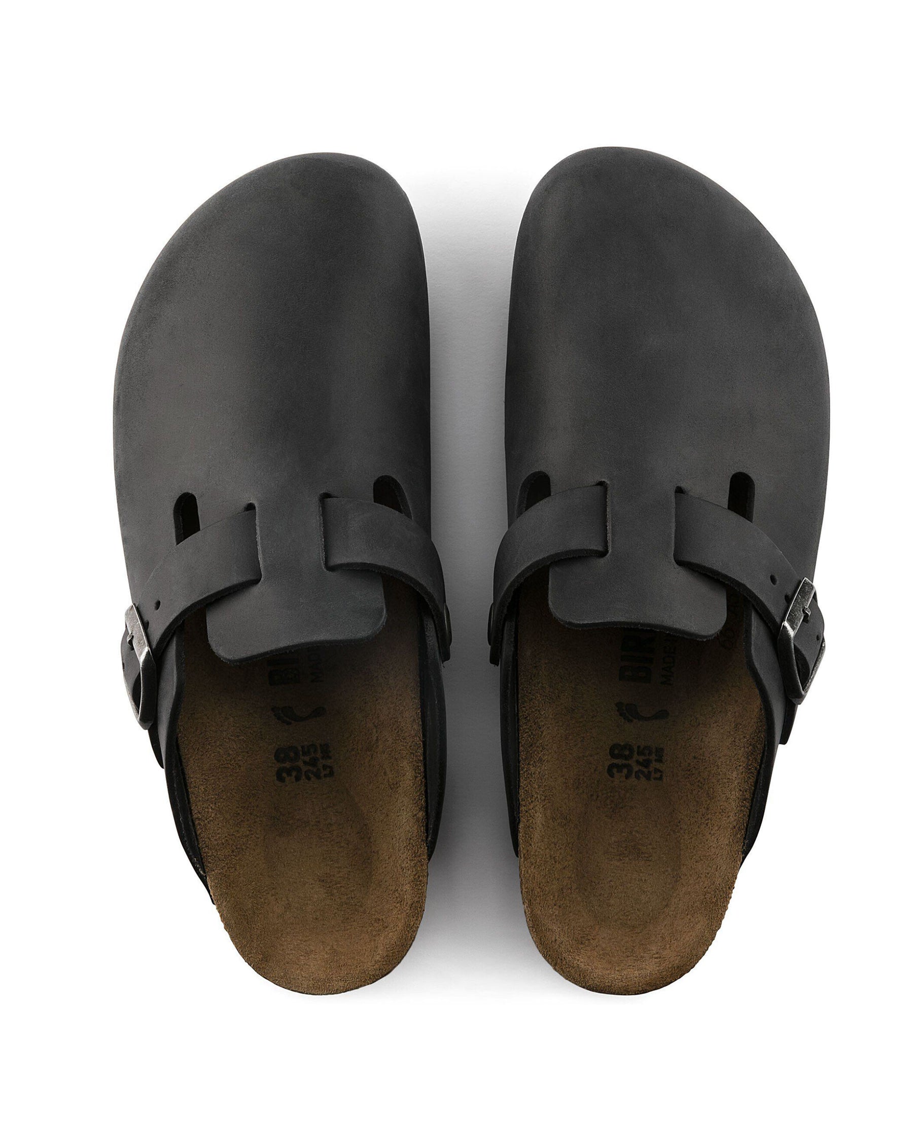 Birkenstock Boston Bs Olied Leather Black