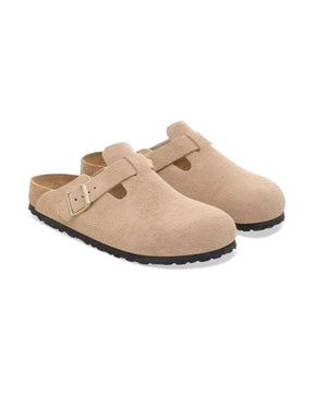 Birkenstock Boston Bs Suede Beige