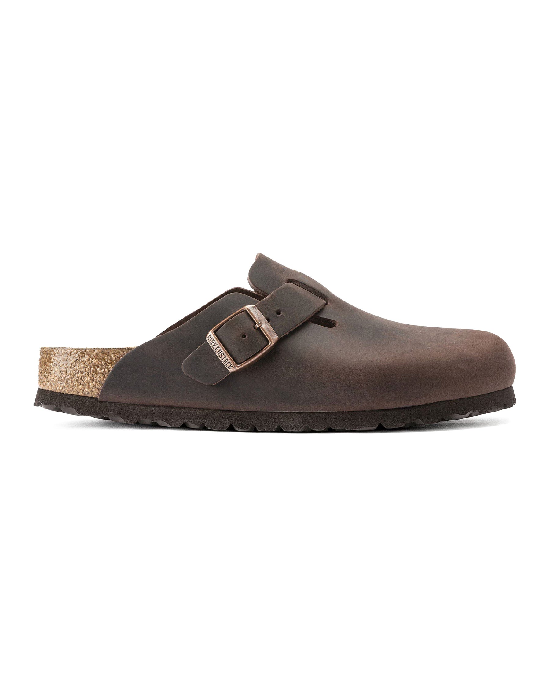 Birkenstock Boston Habana Oiled Leather Narrow Fit