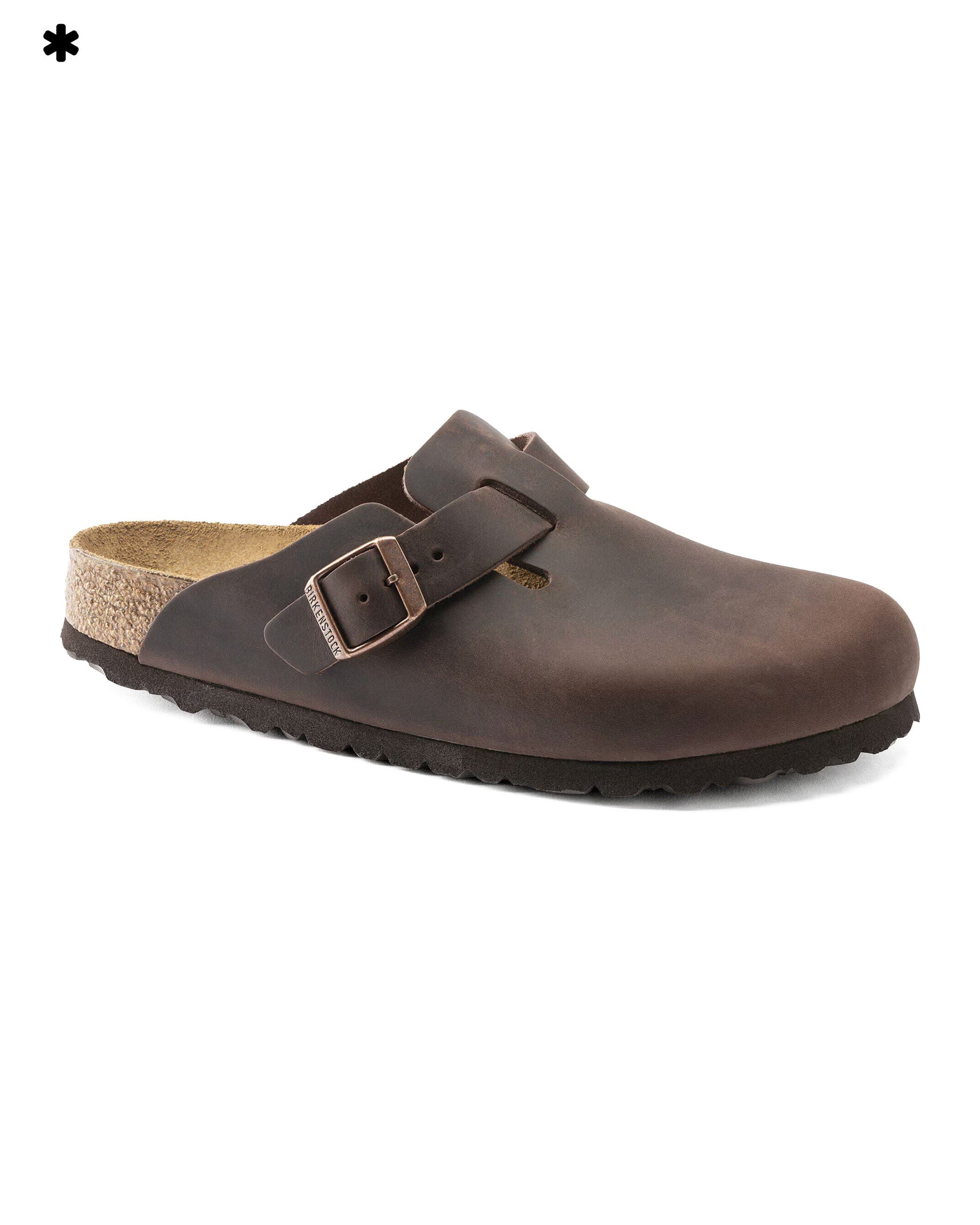 Birkenstock Boston Habana Oiled Leather Narrow Fit
