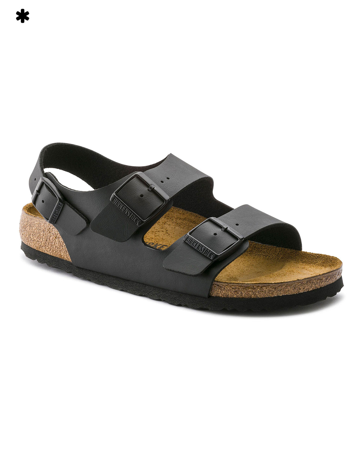 Sandalo Birkenstock Milano Nero Calzata Stretta