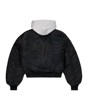 Bomber Donna Alpha Industries CWU-45-P Hooded W Nero