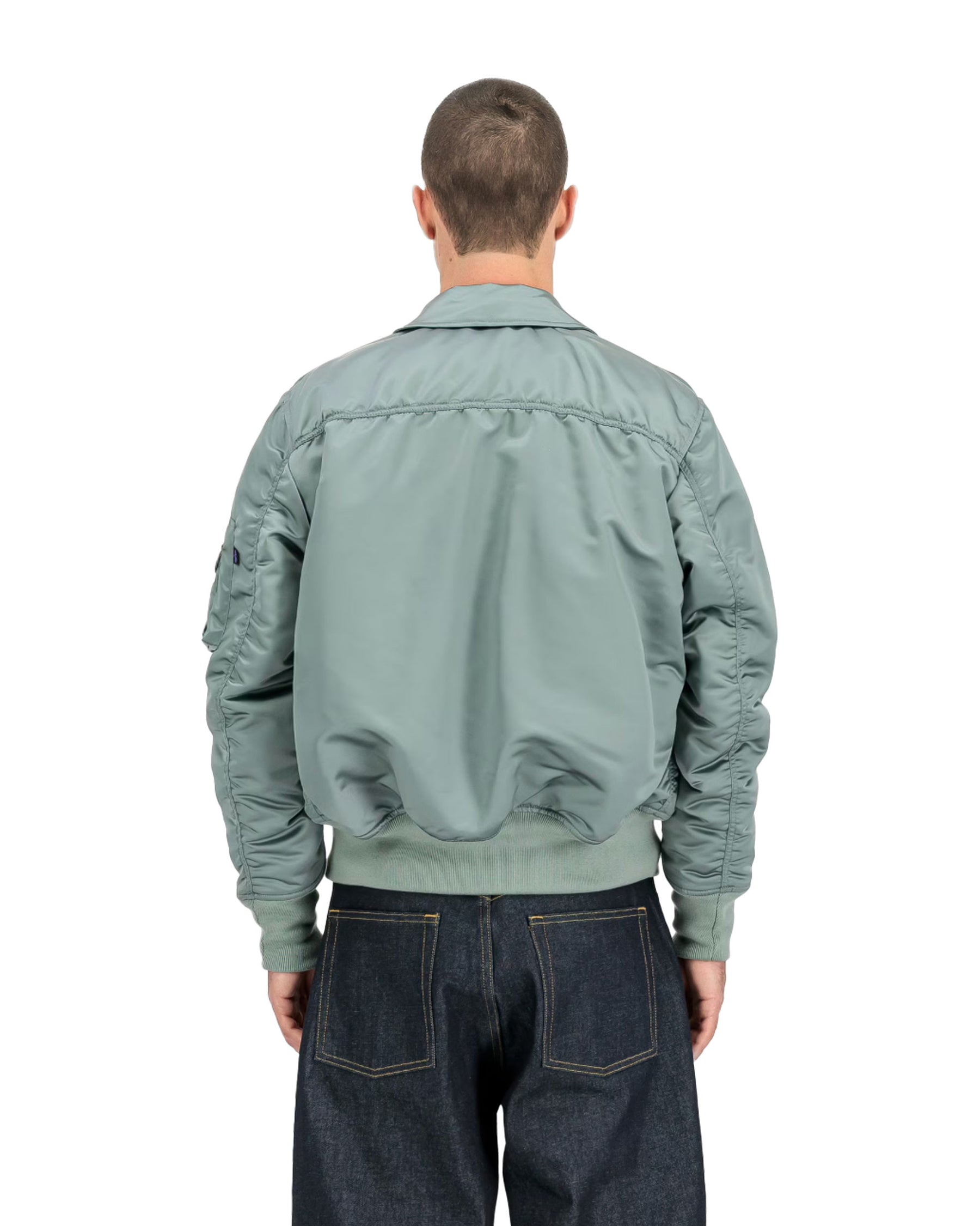 Bomber Uomo Alpha Industries CWU-45-P Base UV Silverblue