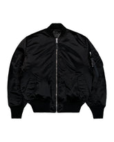 Bomber Uomo Alpha Industries MA-1 Base Flight Jacket UV Nero