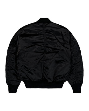Bomber Uomo Alpha Industries MA-1 Base Flight Jacket UV Nero