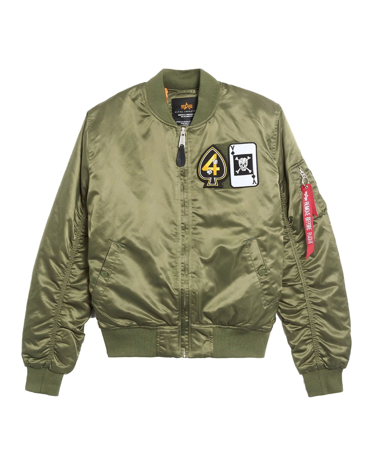 Bomber Uomo Alpha Industries MA-1 Black Devils Sage Green