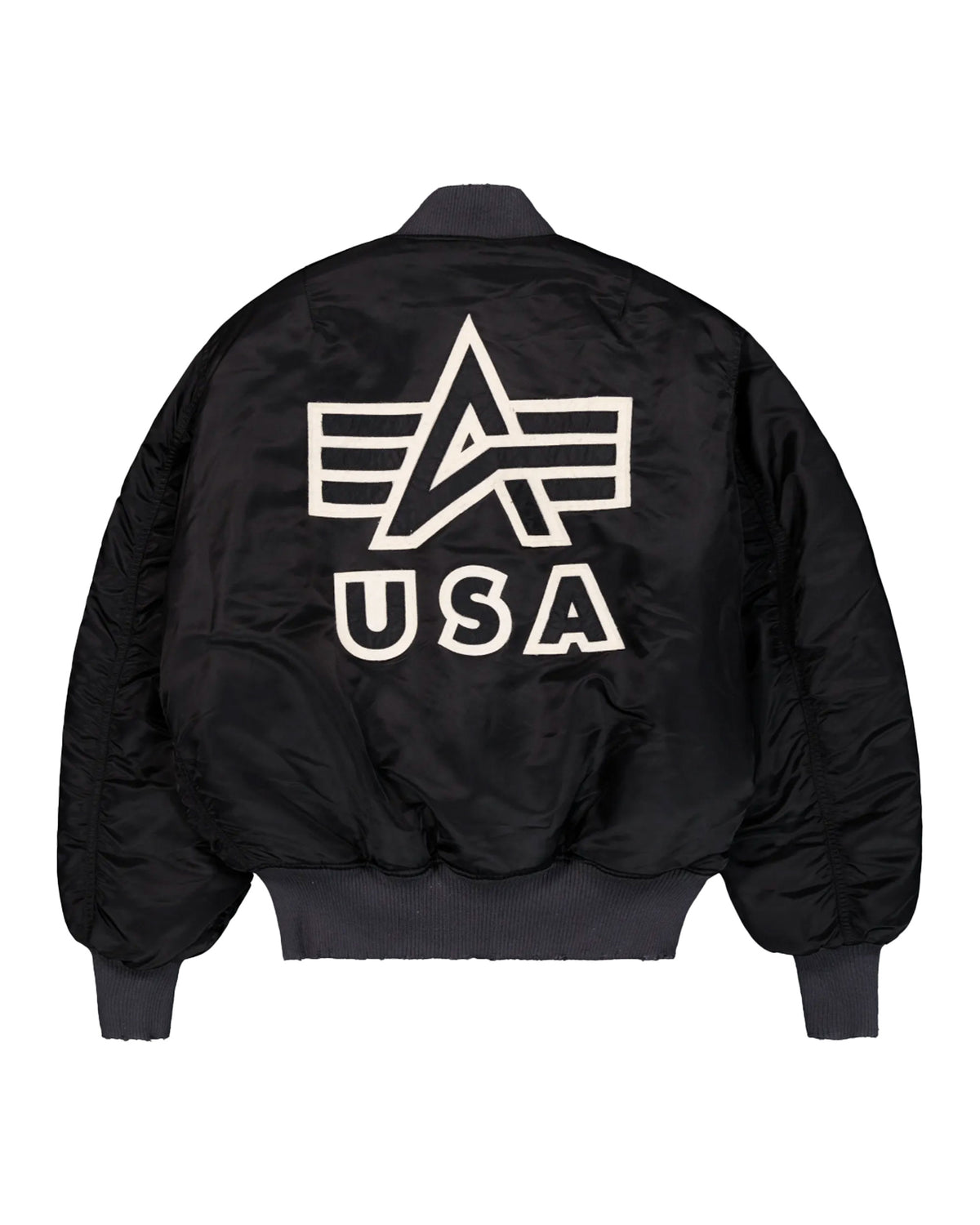 Bomber Uomo Alpha Industries MA-1 Distressed Nero