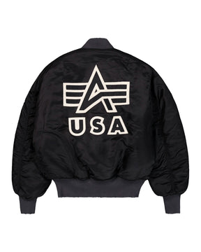 Bomber Uomo Alpha Industries MA-1 Distressed Nero