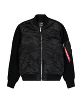 Bomber Uomo Alpha Industries MA-1 Knit Nero