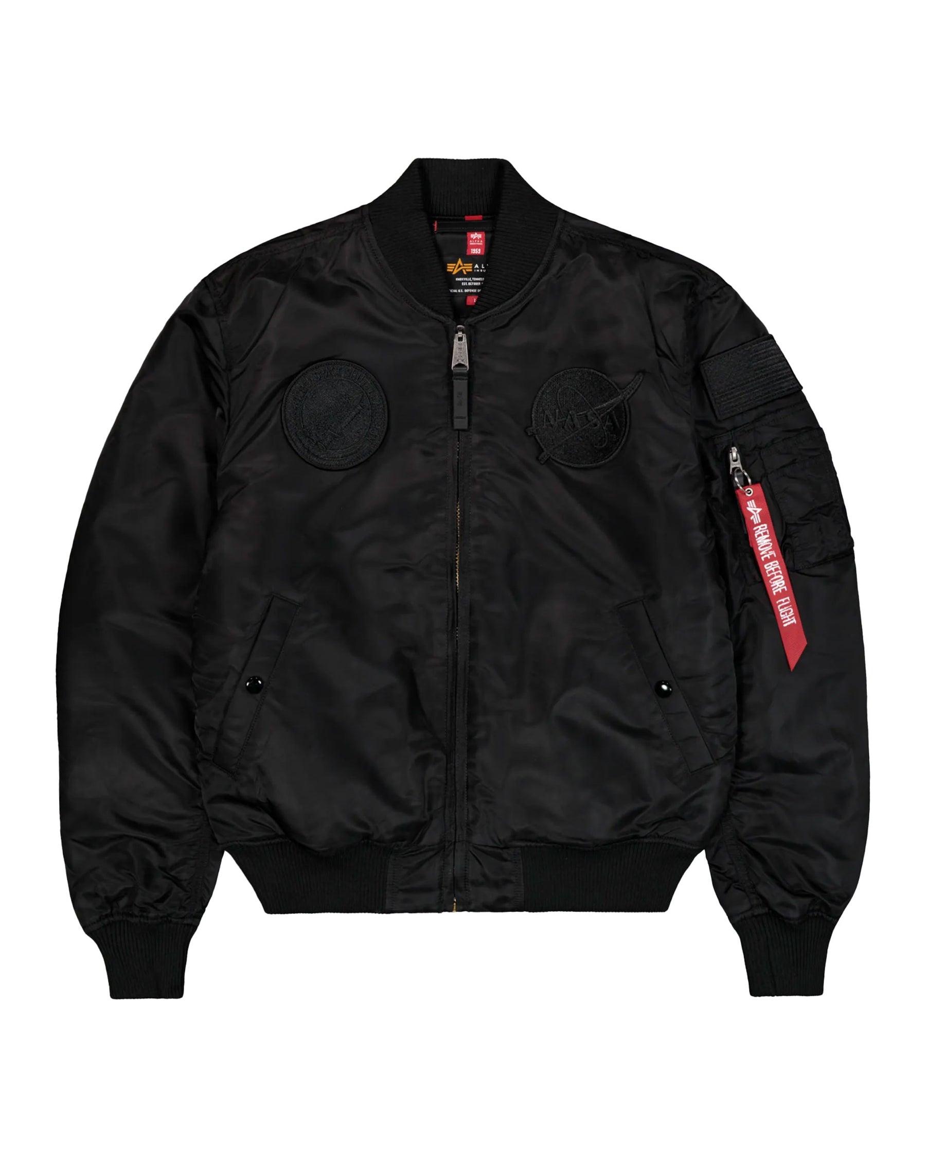 Bomber Uomo Alpha Industries MA-1 VF Nasa Nero