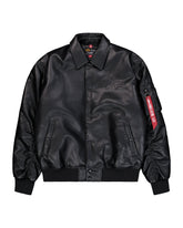Bomber Uomo Alpha Industries PU College Jacket Nero