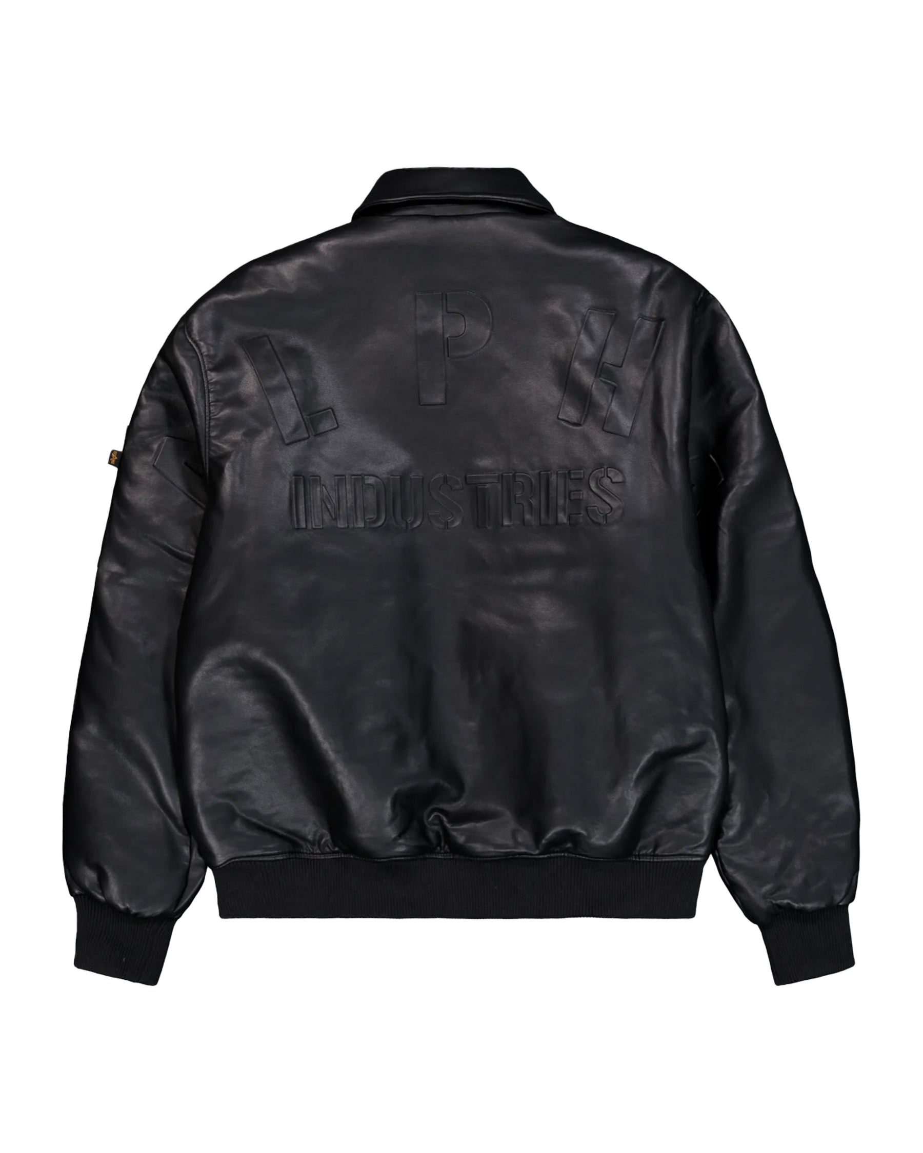 Bomber Uomo Alpha Industries PU College Jacket Nero