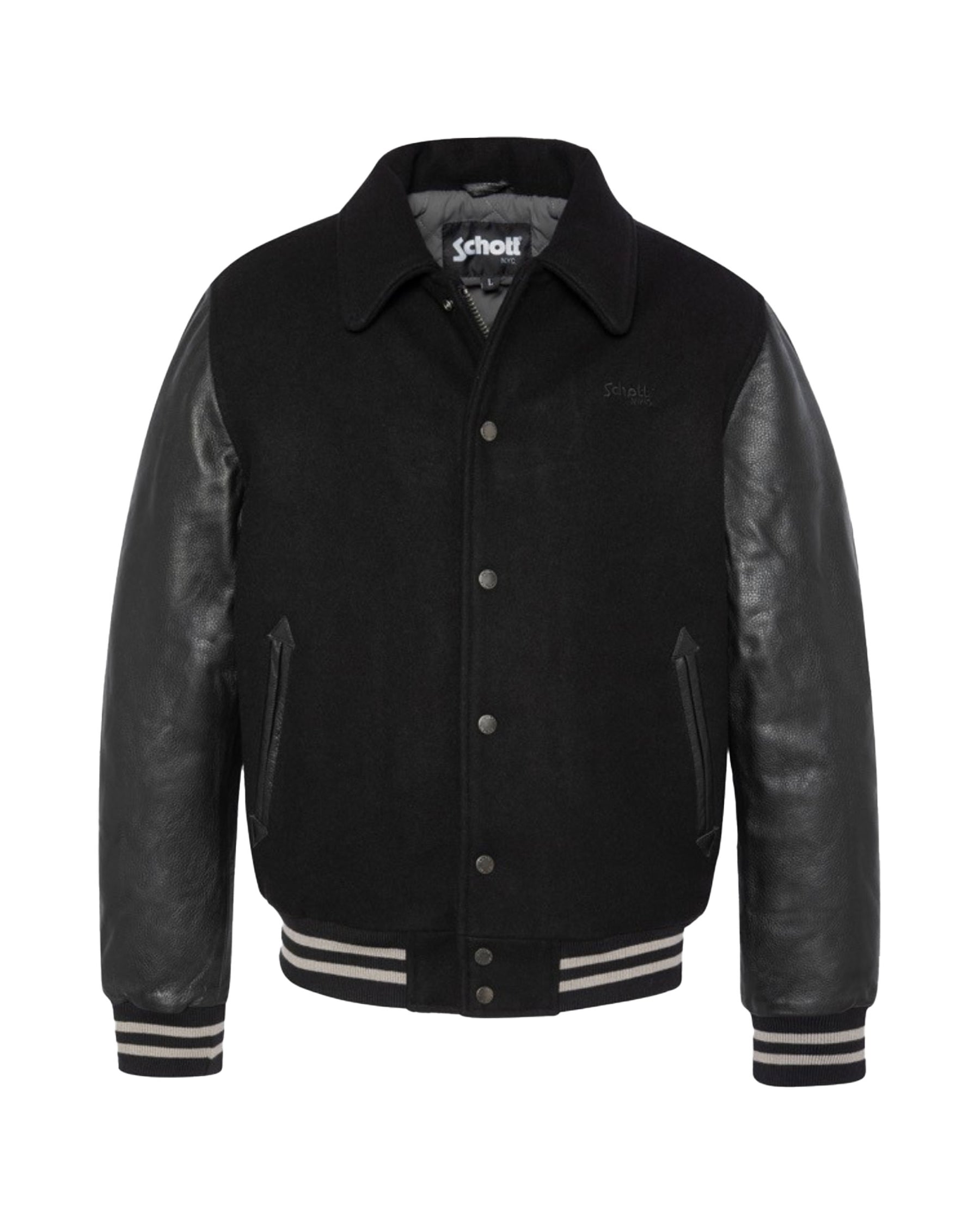 Bomber Uomo Schott Nyc Lc8705 Black