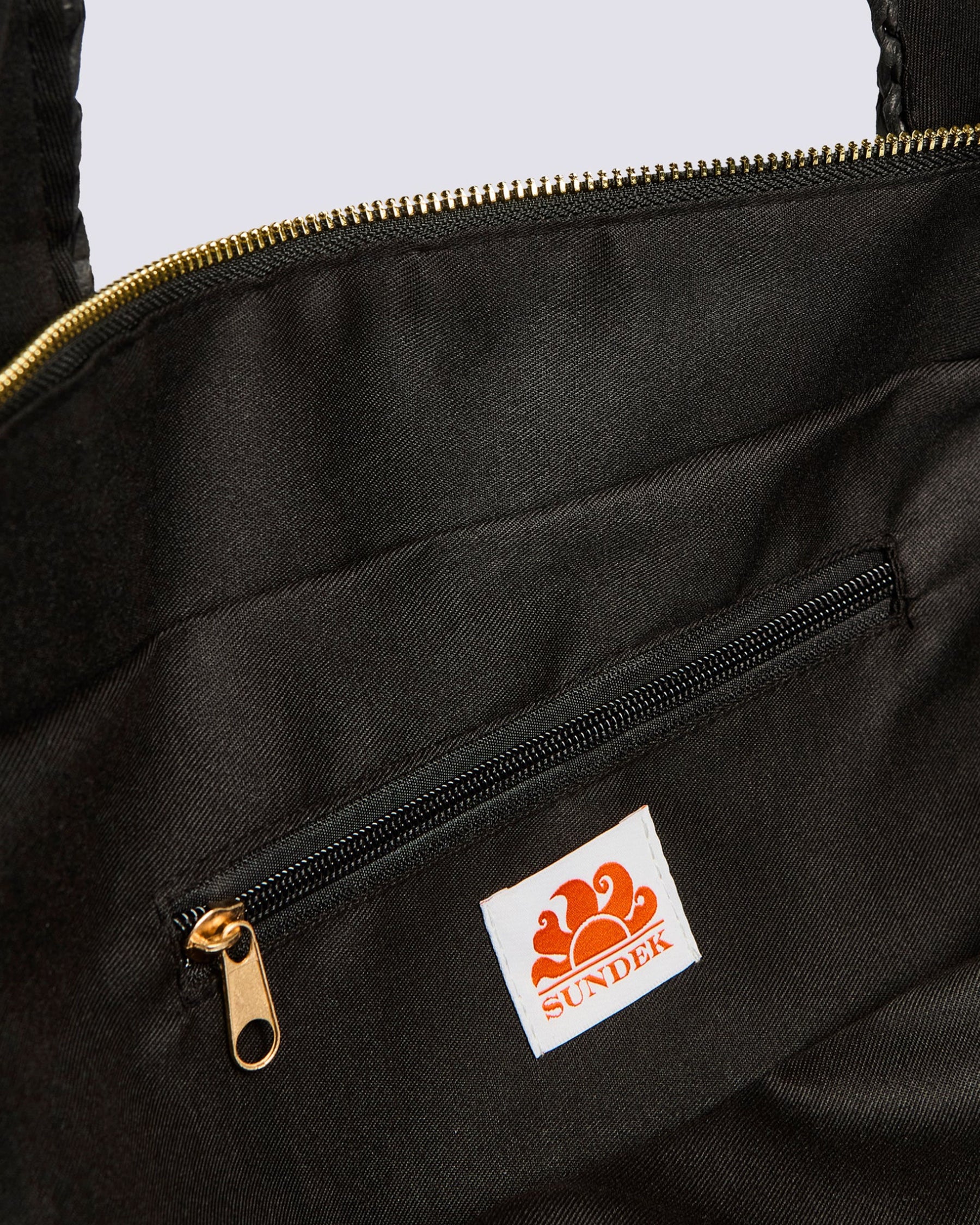 Borsa Mare Sundek in Paglia Nero