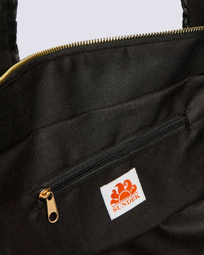 Borsa Mare Sundek in Paglia Nero