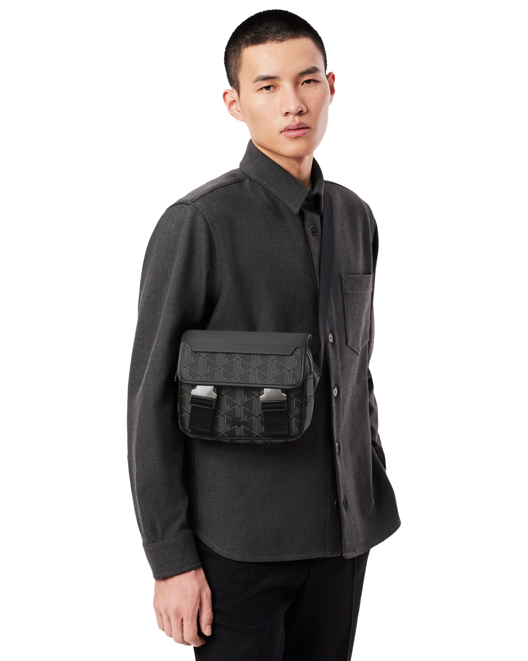 Borsa Tracolla The Blend Monogram Noir Gris Messenger Bag