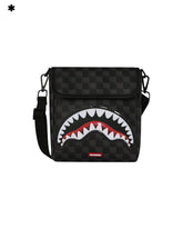 Sprayground Sharks In Paris Balloon Black Messenger Sling Bag