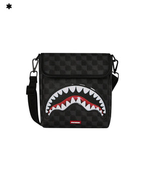 Sprayground Sharks In Paris Balloon Black Messenger Sling Bag