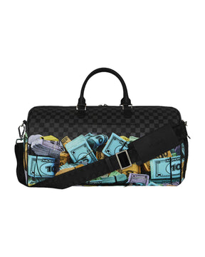 Borsone Sprayground Monopoly Money Stacks Duffle