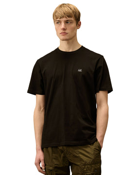 CP Company 30-1 Jersey Back Goggle Tee Black