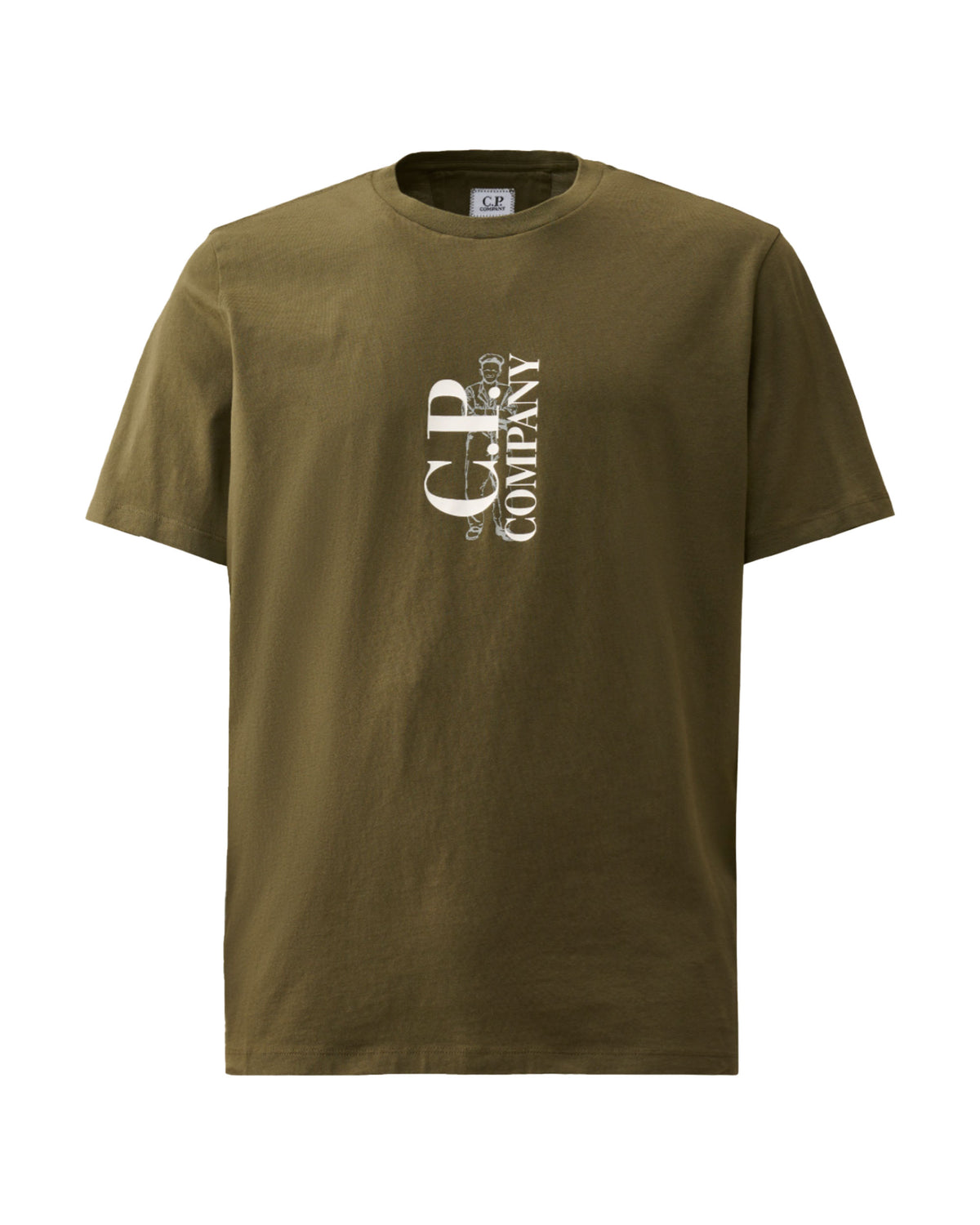 CP Company 30-1 Jersey British Sailor Tee Green