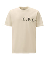 CP Company 30-1 Jersey Front-Back Logo Tee White