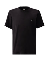 CP Company 30-1 Jersey Logo Patch Tee Blue