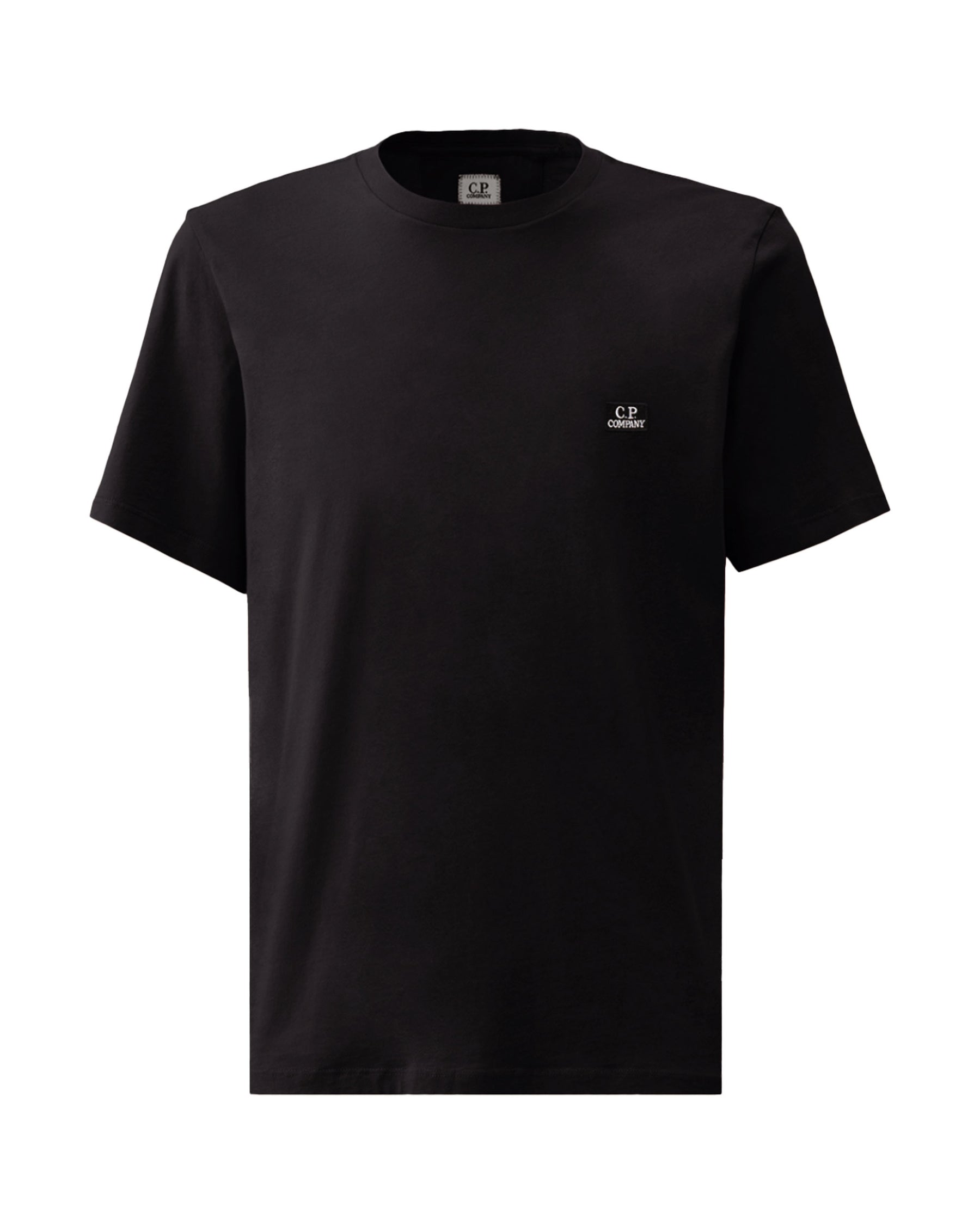 CP Company 30-1 Jersey Logo Patch Tee Blue