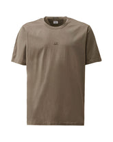 CP Company 70-2 Mercerized Jersey Printed Logo Tee Smoked Pearl