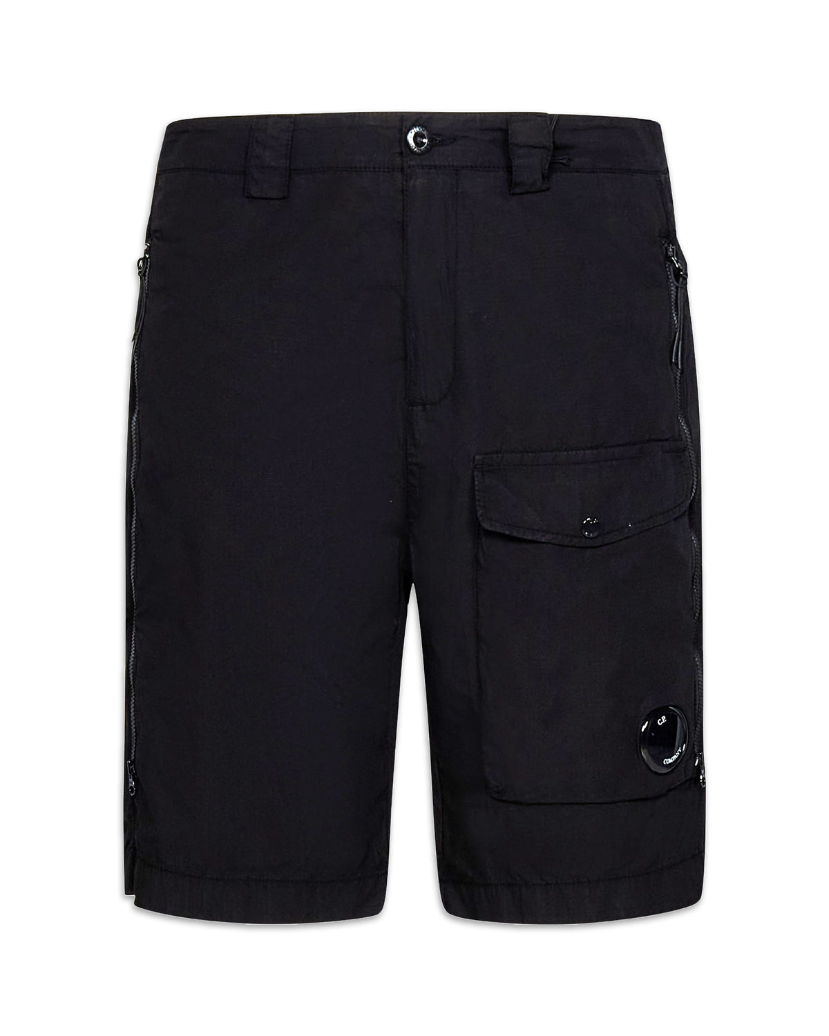 CP Company Bermuda Rip-Stop Utility Shorts Black