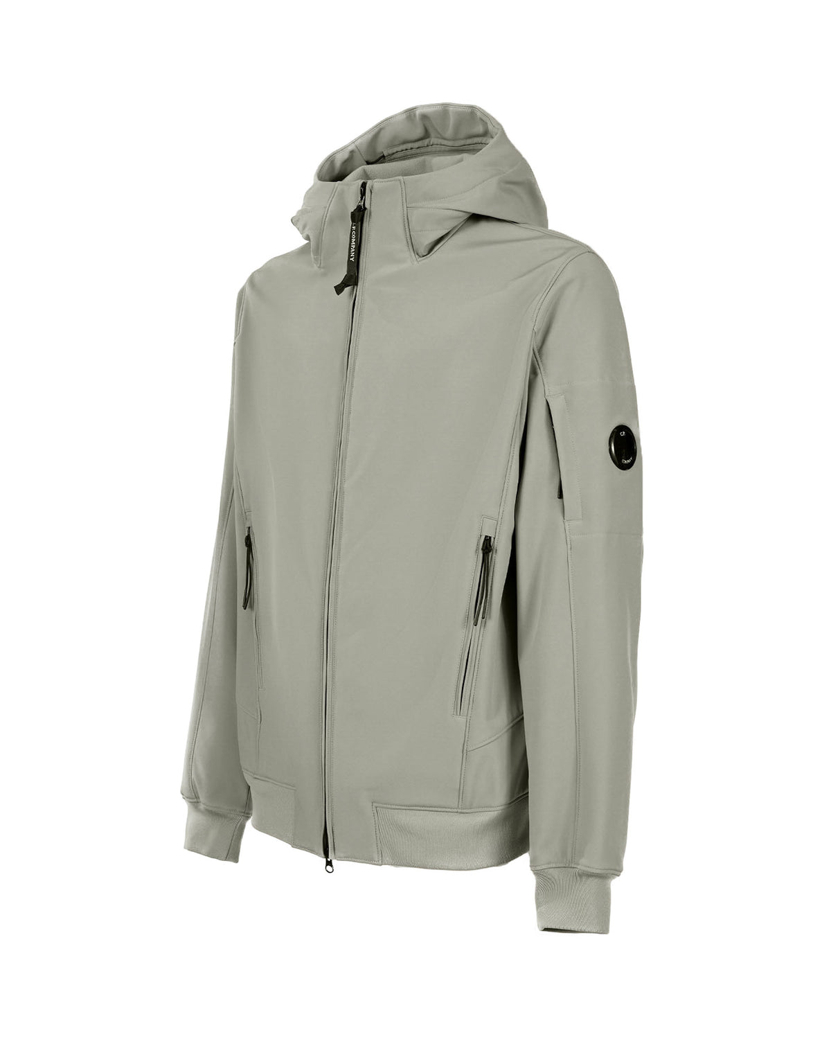 CP Company C.P. Shell-R Detachable Hood Jacket Silver Sage