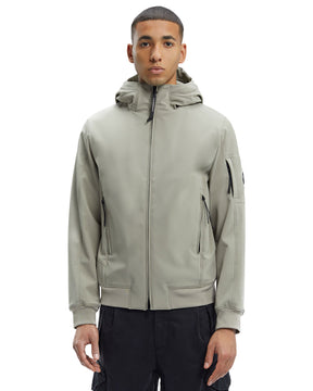 CP Company C.P. Shell-R Detachable Hood Jacket Silver Sage