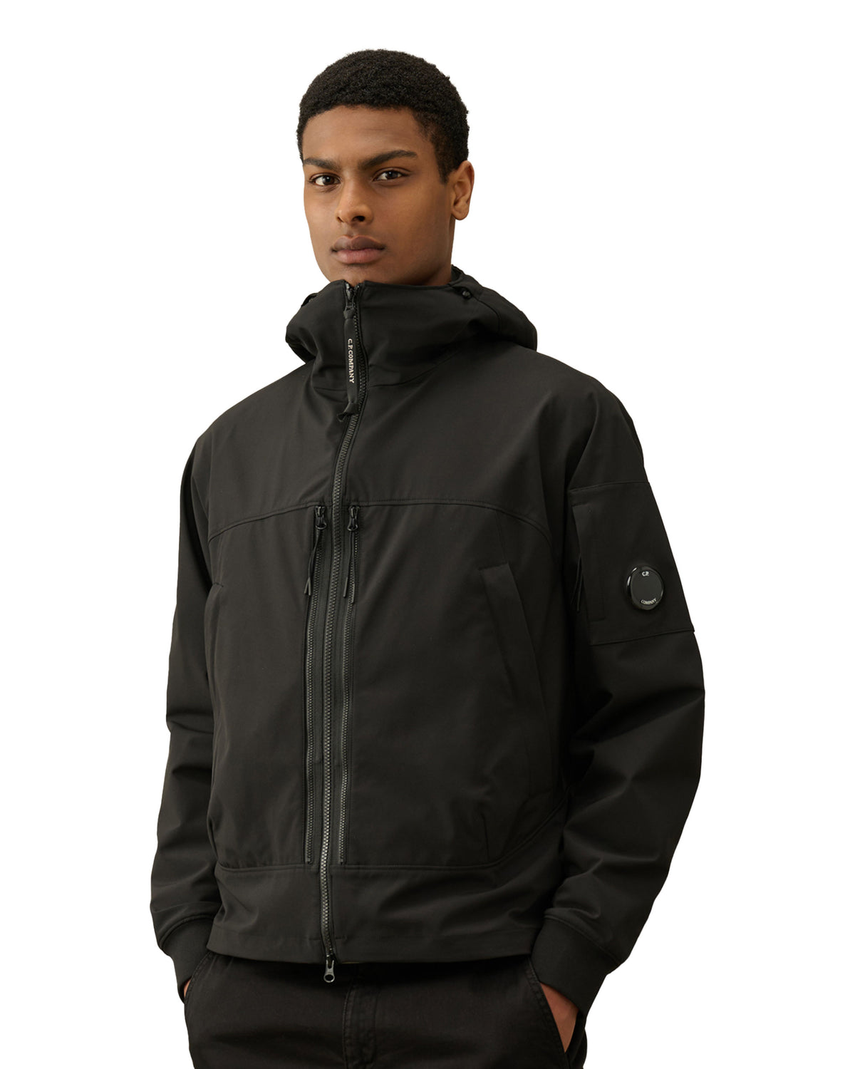 CP Company C.P. Shell-R Hooded Jacket Nero
