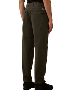 CP Company Cargo Pant in Stretch Satin Dark Shadow