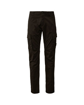 CP Company Cargo Pant in Stretch Satin Nero