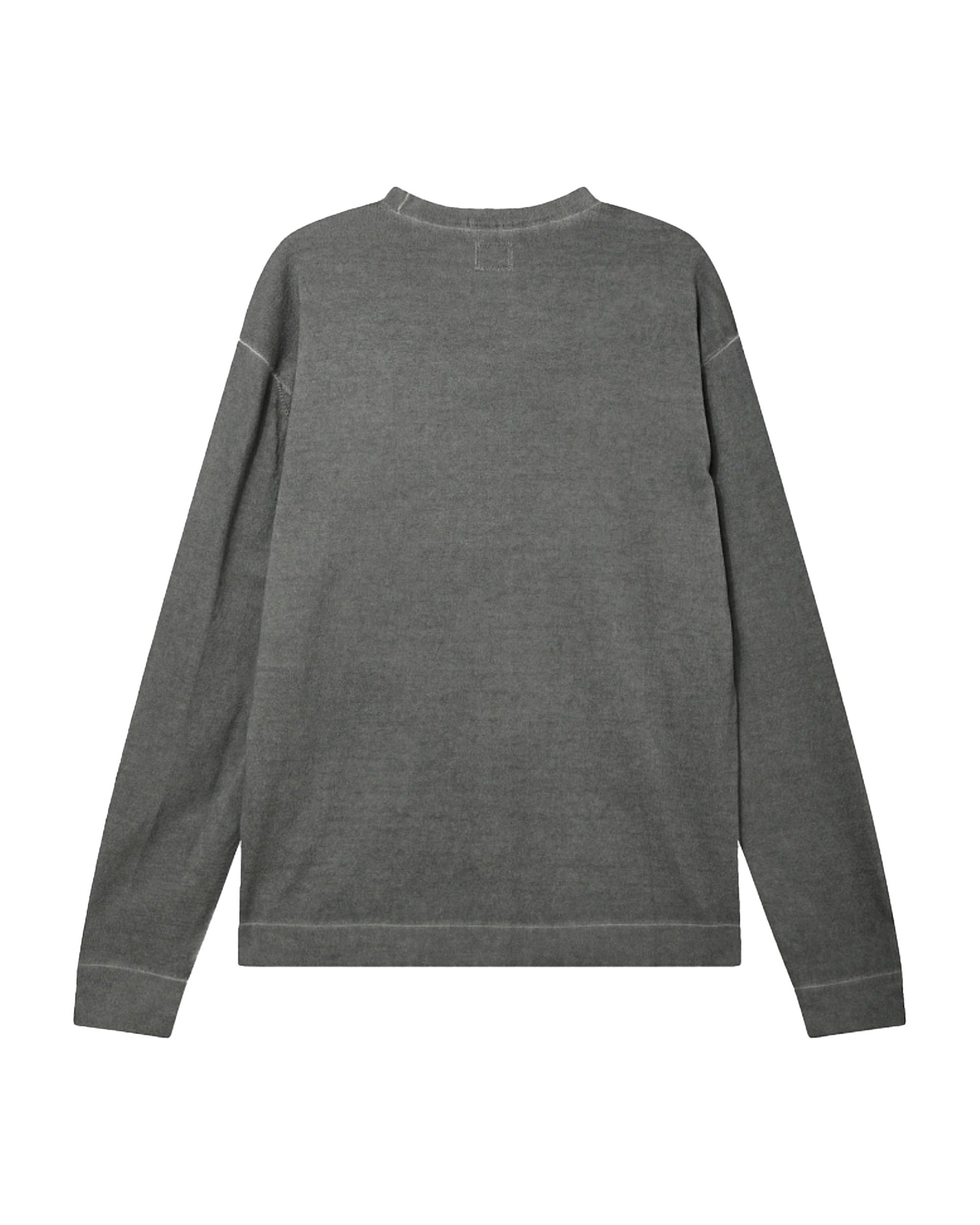 Polo CP Company Cotton Crepe Double Dyed Crewneck Sweater Gunmetal