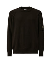CP Company Knitwear Crew Neck In Lambswool Grs Nero