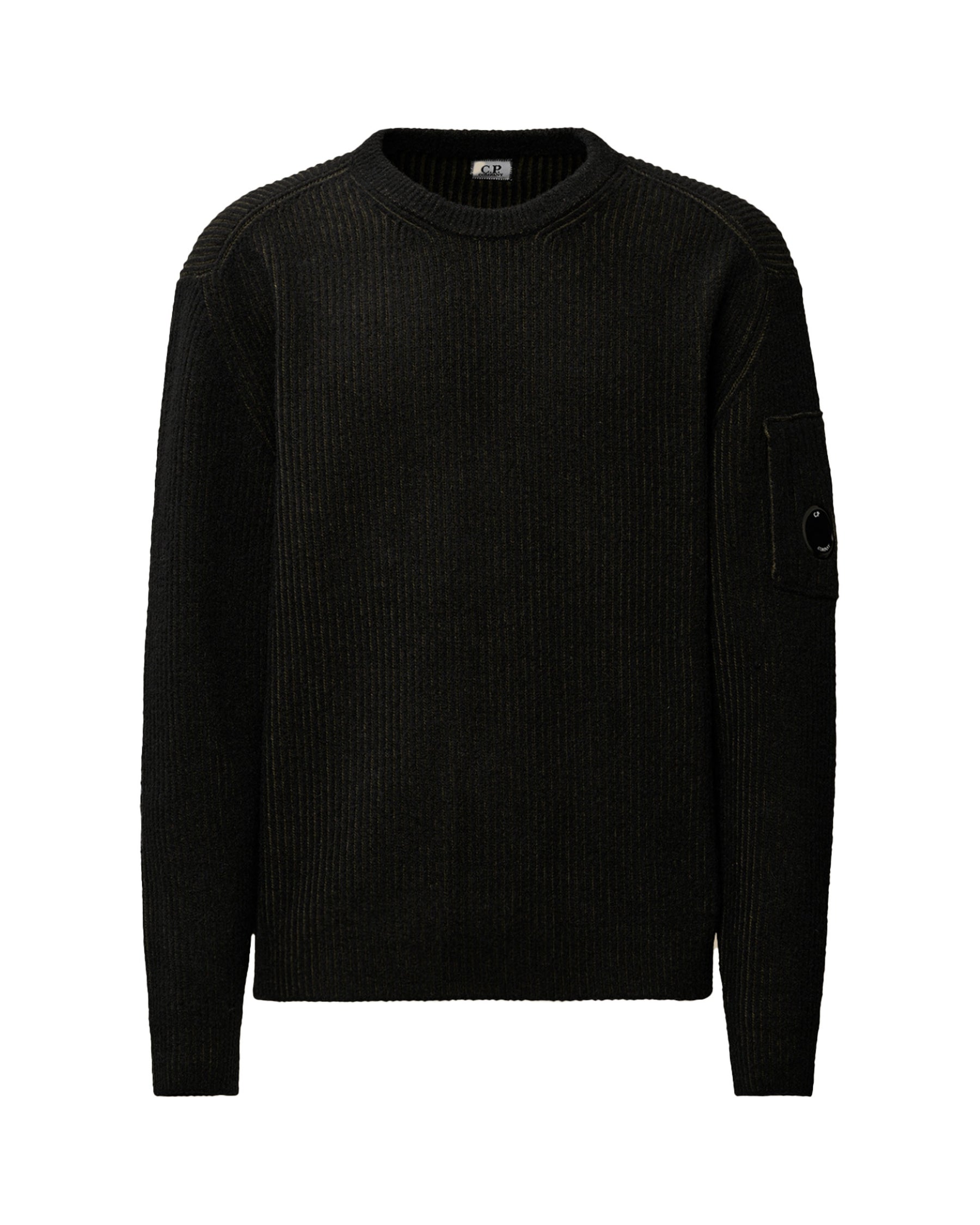 CP Company Knitwear Crew in Fleece Knit Capers