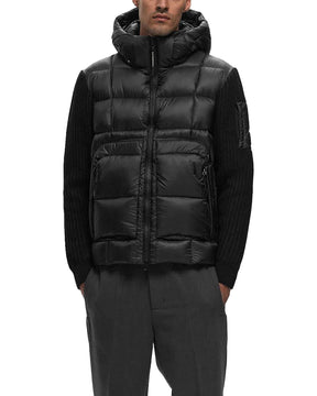 CP Company Knitwear Jacket in Merino Wool Extrafine Nero