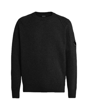 CP Company Lambswool Crew Neck Jumper Black