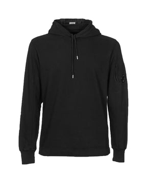 CP Company Light Fleece Hoodie Black