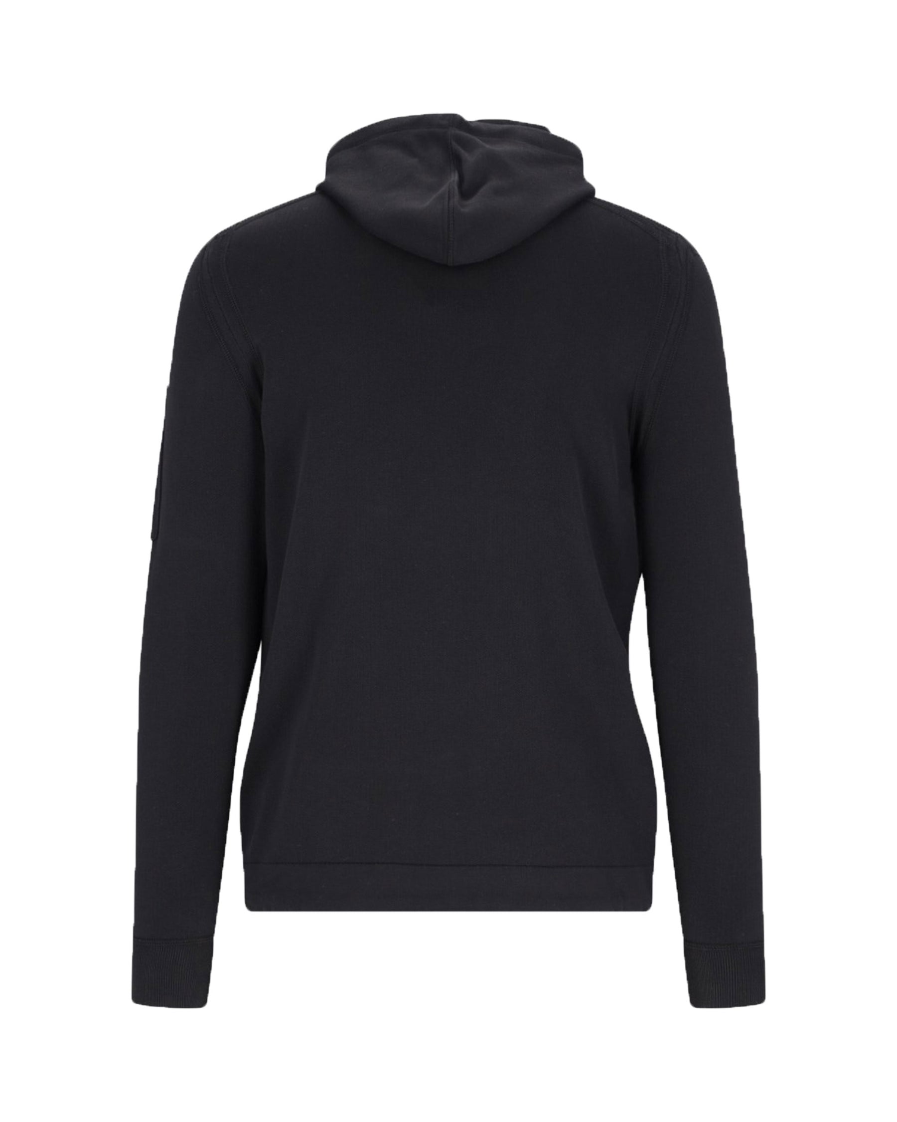CP Company Light Terry Knitted Hoodie Black