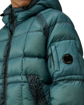 CP Company Medium Jacket In DD-Shell Aegean Blue