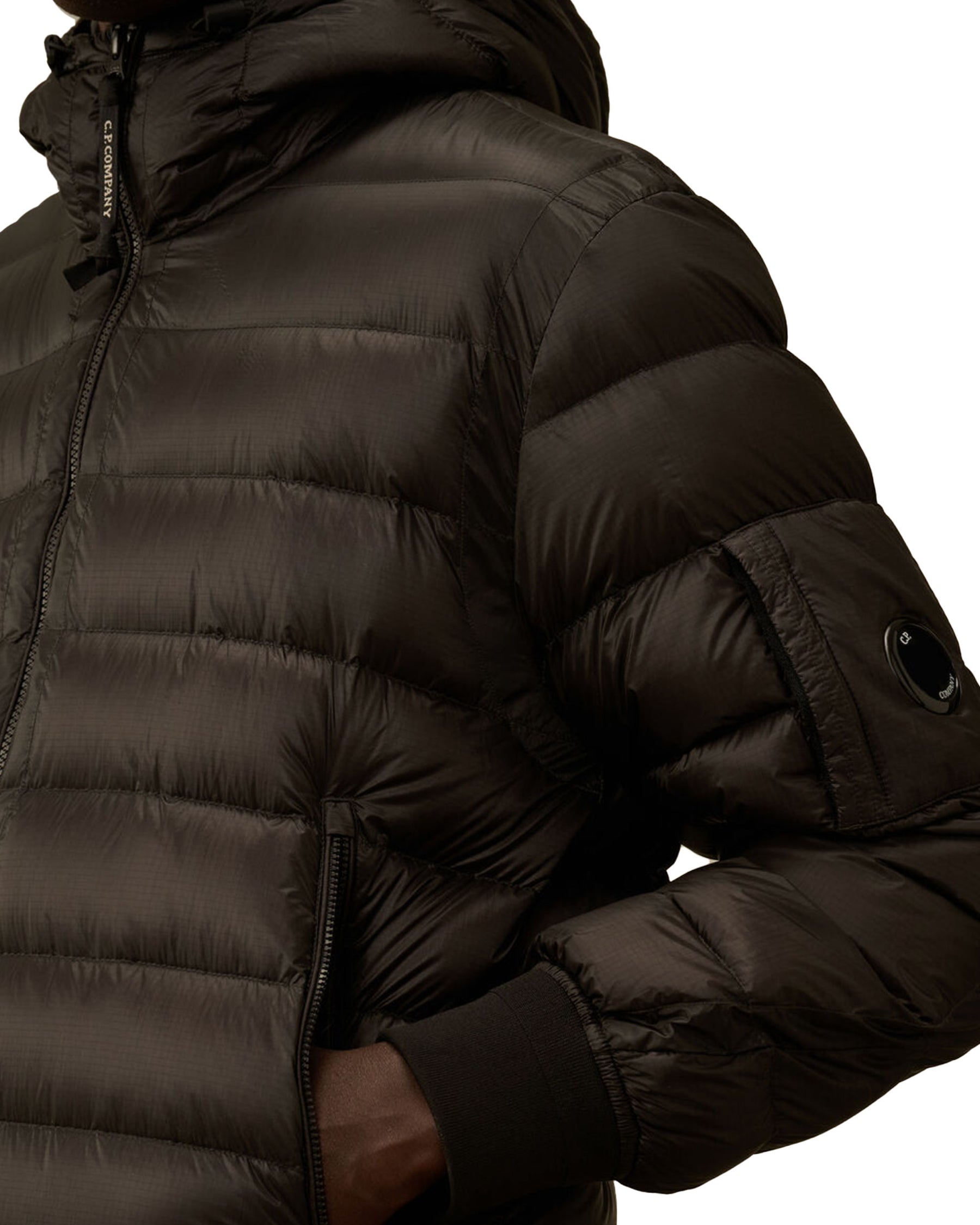 CP Company Outwear Medium Jacket In DD-Shell Black